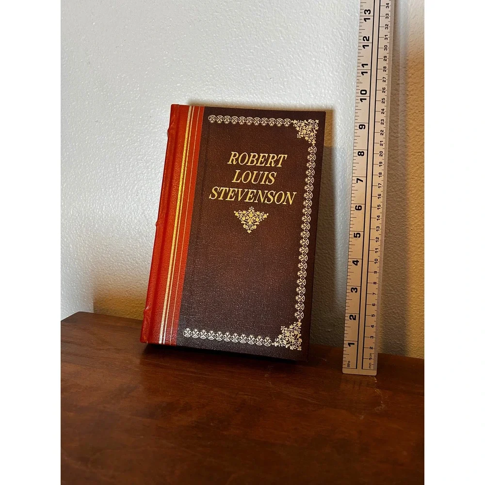 Amaranth Press Robert Louis Stevenson Book Brown‎ Red Excellent Bonded Leather